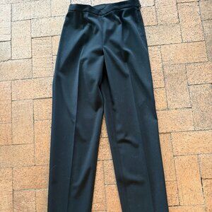 Women's black dress pants, size 4P.
